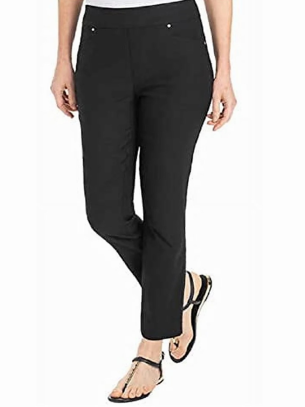 Hilary Radley Pull On Ankle Pants